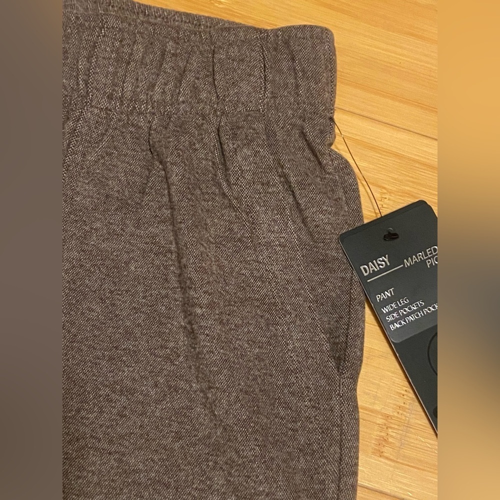 90 Degree By Reflex Wide Leg Pant | Classic Brown Size Medium - Picture 8 of 11